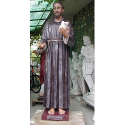LS 170D San Francesco d'Assisi con colombo h. cm. 180