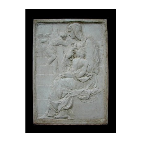 LR 53 Madonna della scala - Michelangelo h. cm. 59x42