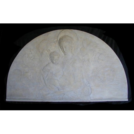 LR 56 Lunetta Madonna del Rossellino h. cm. 80x139