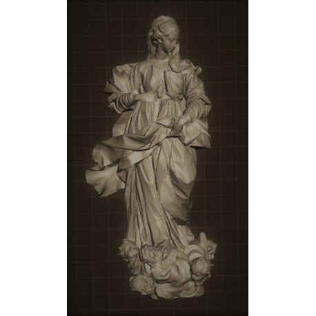 RID 82 Statua della Madonna della luna h. cm. 40