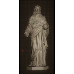 RID 72 Statua del Sacro Cuore di Gesù h. cm. 100